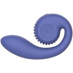 Синий инновационный вибратор SVibe Gizi Lite