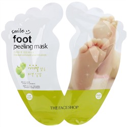 The Face Shop, Smile, носки для пилинга, 1 пара, по 20 мл (0,67 жидк. унции) каждый