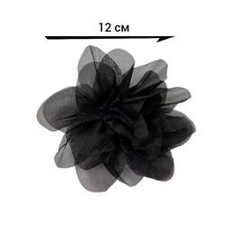 Уценка! Брошка-заколка "Цветок" из ткани,1060,  арт.08.0765