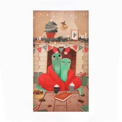 Полотенце «Этель. Любви и тепла», 40×73 см, 100% хлопок, саржа 190 г/м²