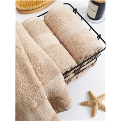 Полотенце махровое - Бежевый