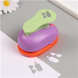 Дырокол фигурный рисунок 3.8×3.8 см «Курорт», 7×5.2×9.2 см, МИКС