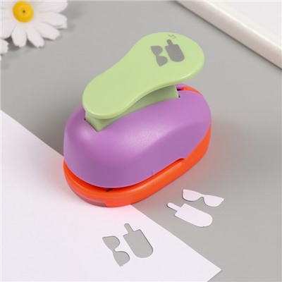 Дырокол фигурный рисунок 3.8×3.8 см «Курорт», 7×5.2×9.2 см, МИКС