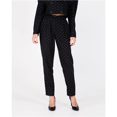 Брюки чиносы женские MINAKU: Green trend, чёрные, размер 44