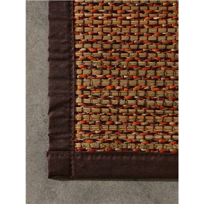 Коврик плетёный из сиграса, 60×40×0.7 см