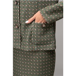 Костюм Шанель (зелёный)