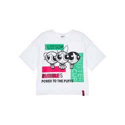 Фуфайка трикотажная для девочек (футболка)