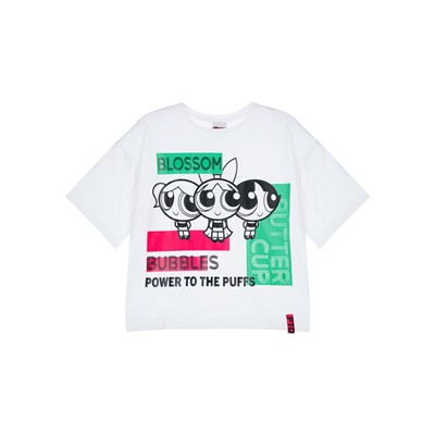 Фуфайка трикотажная для девочек (футболка)