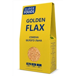 Лён белый семена "Golden flax seeds" 150г ЭКОПРОДУКТЫ, 1179412