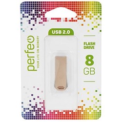 ФЛЕШ-накопитель (USB) PERFEO  8GB M13 Серия "Метал"ТТ0015882 Perfeo