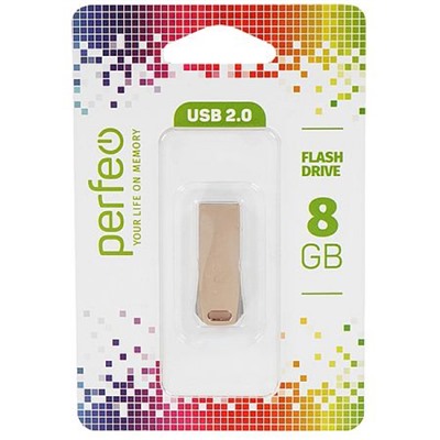 ФЛЕШ-накопитель (USB) PERFEO  8GB M13 Серия "Метал"ТТ0015882 Perfeo