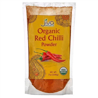 Jiva Organics, Organic Red Chilli Powder,  7 oz (200 g)
