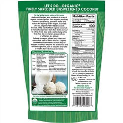 Edward & Sons, Let's Do Organic, 100 % органический измельченный кокос без подсластителя, 227 г (8 унций)