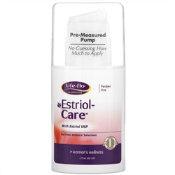Life-flo, Estriol-Care с эстриолом USP, 60 мл (2 жидк. унции)