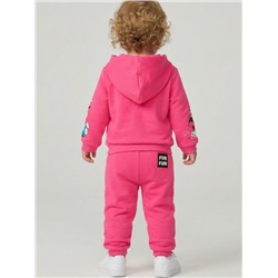 Комплект детский трикотажный для девочек: толстовка, брюки