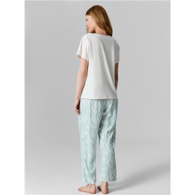 КОМПЛЕКТ ЖЕНСКИЙ (ФУТБОЛКА, БРИДЖИ) 592545