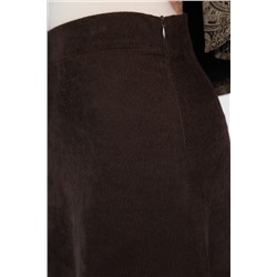 Костюм с юбкой Мэдди (коричневый) К14340-10М