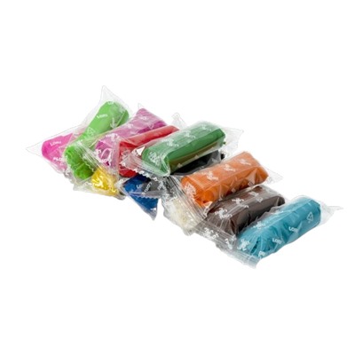 Тесто для лепки 12 цв * 24 г, в ведре