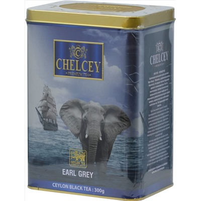 CHELCEY. EARL GREY черный 300 гр. жест.банка