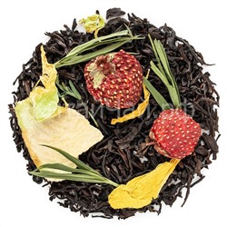 Чай черный - Клубника с Дыней - 100 гр
