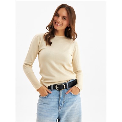 Джемпер женский MINAKU, тёмно-бежевый, размер 42-44