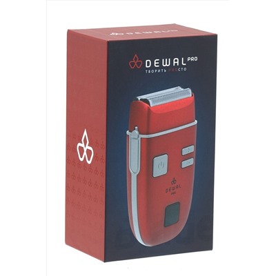 Dewal Шейвер для проработки контуров и бороды / Blade Grafit 03-417, серый KRISTALLER, 1110113