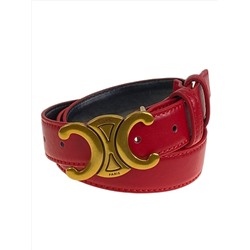 Ремень женский из искусственной кожи , цвет красный