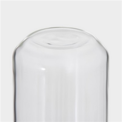 Стаканы «Брук» Magistro, 450 мл, 7.5×15 см, набор 2 шт., стекло, прозрачные