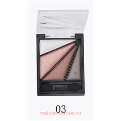 Farres Тени 4-цвета тон 03 белый персиковый коричневый 1010