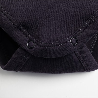 Боди-водолазка «Крошка Я» BASIC LINE, рост 68-74 см, тёмно-серое