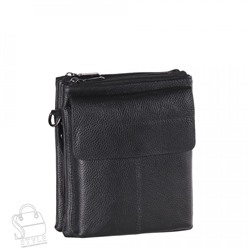 Сумка мужская кожаная 1006-3QGH black Heanbag