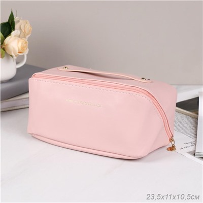 Косметичка 23,5х11х10,5 см / XN-005PN /уп 50/розовая