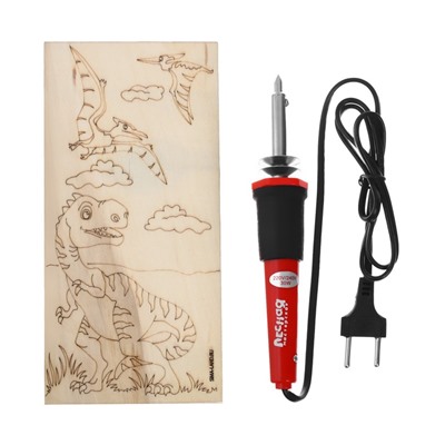 Выжигание и роспись по дереву «Динозавры», набор для творчества