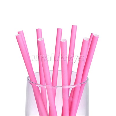 Набор посуды одноразовой "Очаровательный единорог" трубочки (10 шт.)