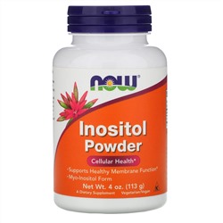Now Foods, инозитол, порошок, 113 г (4 унции)