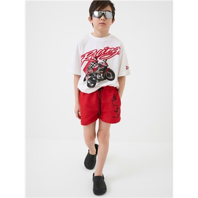 Шорты текстильные плавательные для мальчиков, короткие