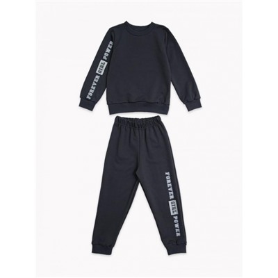 Костюм футер петля "Джоди" 30210 (Темно-серый)