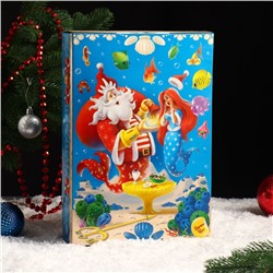 Подарочная новогодняя коробка «Подводный Новый год», книга, 31×21.5×6 см