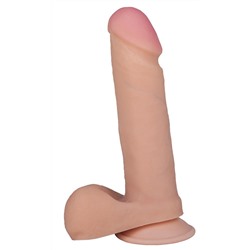 Телесный фаллоимитатор на присоске F F BEST COCK 6 - 19 см.