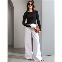 Джемпер тонкой вязки из вискозы с нейлоном