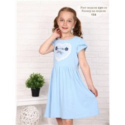 Платье Мгновение детское (Голубой)