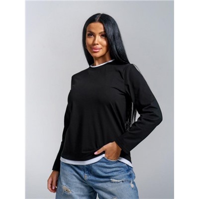 Лонгслив Рига (черный)