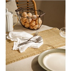 Дорожка на стол SL Home, 30×120 см, бежевая