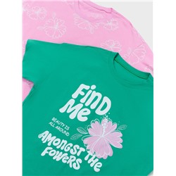 ФУТБОЛКА ДЛЯ ДЕВОЧЕК 2ШТ. 117843-2