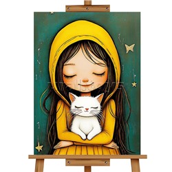 Набор для рисования "Картина по номерам 30х20 см. Доверие"