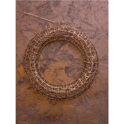 Фигура световая «Венок», 40×40×5 см, 30 LED, батарейки ААх3 (не в компл.), свечение тёплое белое