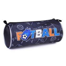 Пенал-тубус на молнии большой печать на ткани "FOOTBALL" 2025