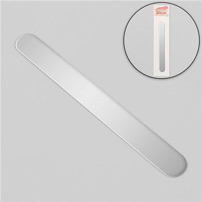 Основа для пилки, прямая, двухсторонняя, нержавеющая сталь, 18×2 см