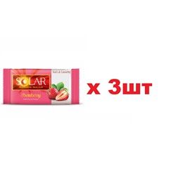Solar Мыло хозяйственное 250г Клубника 3шт