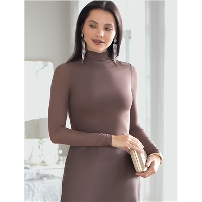 Водолазка с прозрачными рукавами